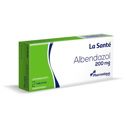 ALBENDAZOL LA SANTE 200MG X2TAB