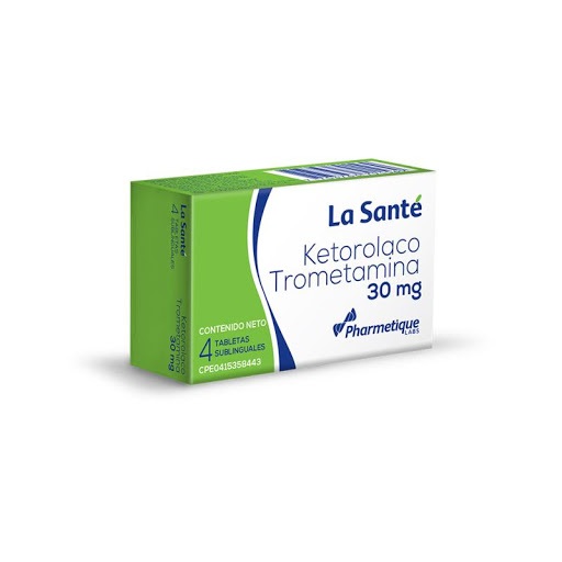 KETOROLACO 30MG X 4TAB LA SANTE