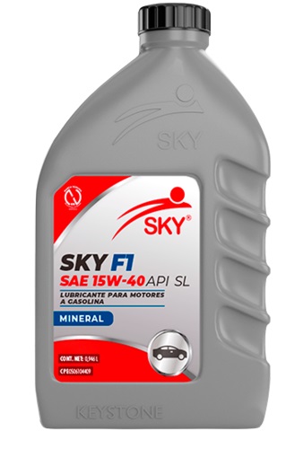 ACEITE MINERAL 15W40 SL SKY 946 ML