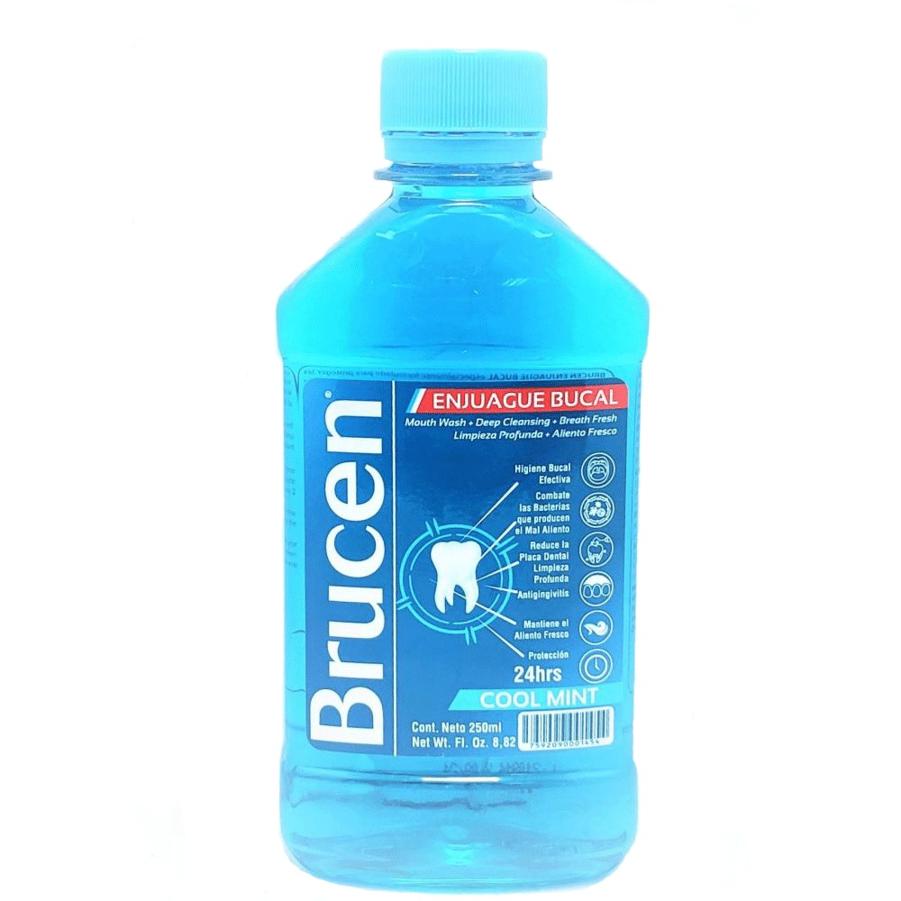 ENJUAGUE BUCAL BRUCEN 250ML COOL MINT