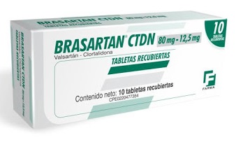 BRASARTAN CTDN 80MG 12,5MG X 10TAB