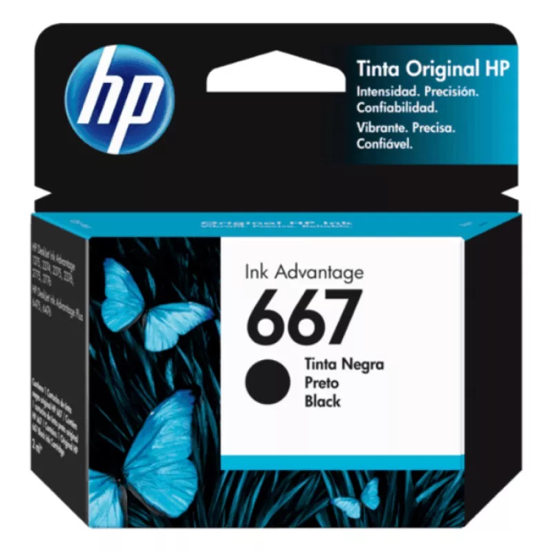 CARTUCHO HP 667 NEGRO
