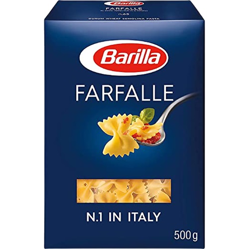 PASTA BARILLA 500GR FARFALLE
