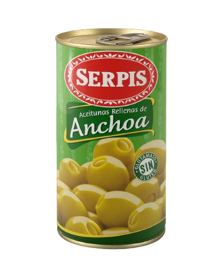 ACEITUNA SERPIS 350GR ANCHOA