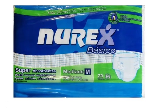 PAÑAL NUREX M 6UND BASICO