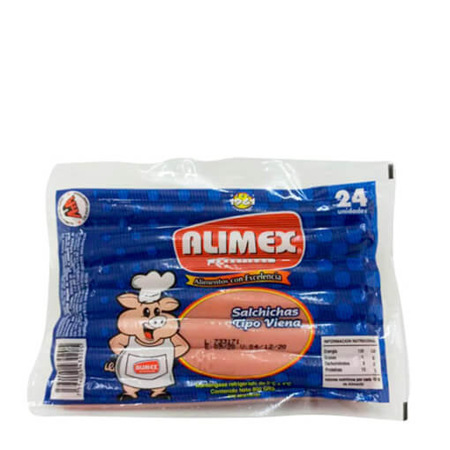 SALCHICHAS ALIMEX 800GR VIENA