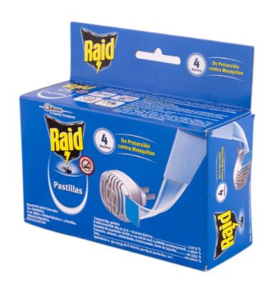 EMANADOR RAID ELECTRICO PASTILLA