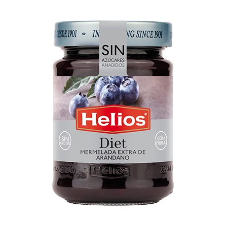 MERMELADA HELIOS 280GR ARANDANOS DIET