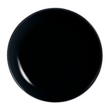 PLATO P/POSTRE LUMINARC 19CM NEGRO