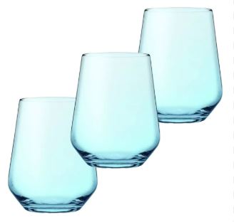 VASOS PASABAHCE 3UND 380CC AZUL/VIDRIO