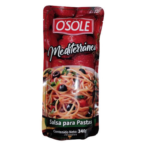 SALSA OSOLE 340GR PARA PASTA MEDITERRANEA