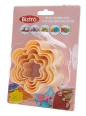 MOLDES P/GALLE CORTADORES BISTRO 5PCS