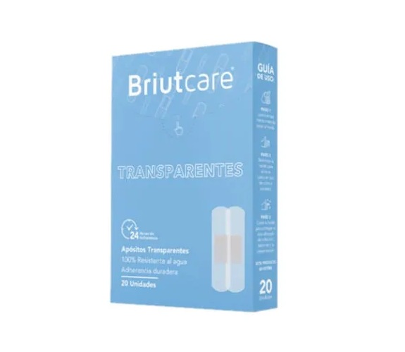 CURITAS TRANSPARENTES X 20UNID BRIUTCARE