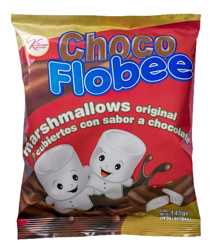 MARSHMELLOWS FLOBEE MELOS 145GR CHOCOLA