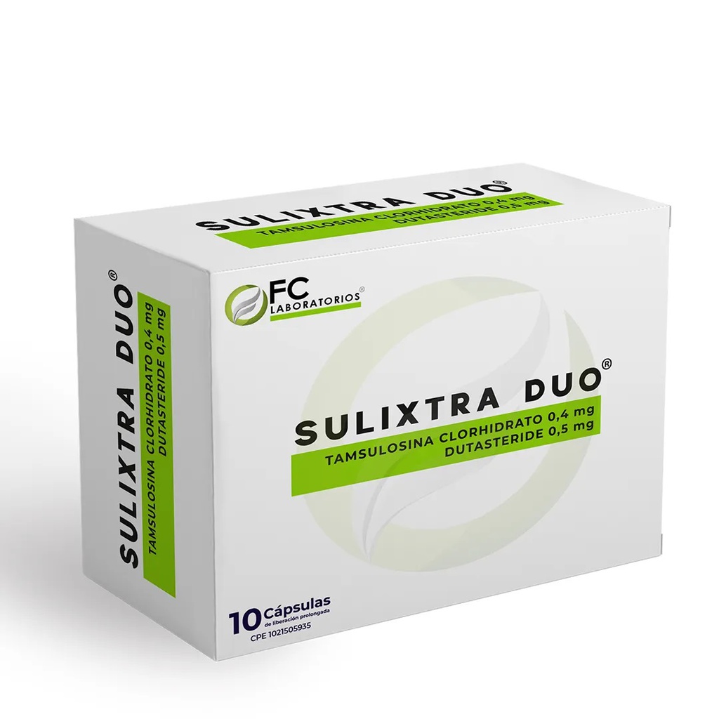 SULIXTRA DUO 0,4/0,5MG X10CAPS FC PHARMA