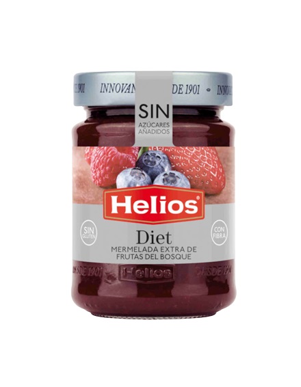 MERMELADA HELIOS 280GR FRUTAS DEL BOSQ DIET