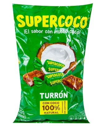 CARAMELO DE TURRON SUPERCOCO 50UND 250GR