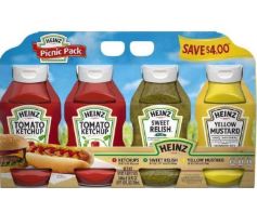 SALSAS HEINZ 2.6KG PICNI COMBO 4PACK