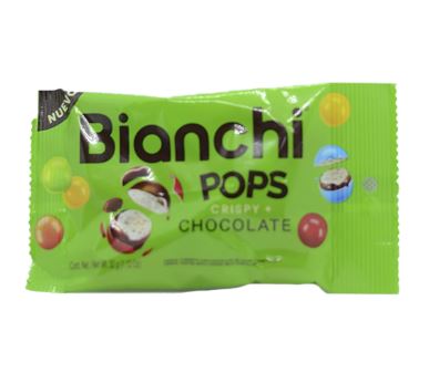 POPS CRISPY BIANCHI 32GR CHOCOLATE***