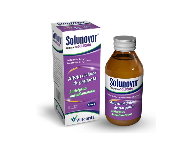 SOLUNOVAR 0,250/0,150G X 120ML VINCENTI