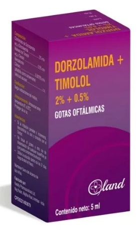 DORZOLAMIDA TIMOLOL 2% 0,5% X 5ML LAND