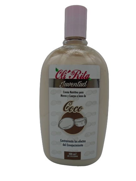 CREMA OLI RITA 400ML NUTRITIVA COCO