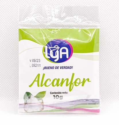 ALCANFOR 10GR X 1SOBRE LYA