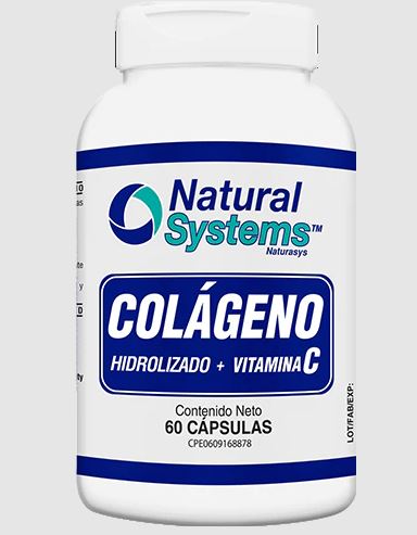 COLAGENO VITC X 60TAB  NATURAL SYSTEMS