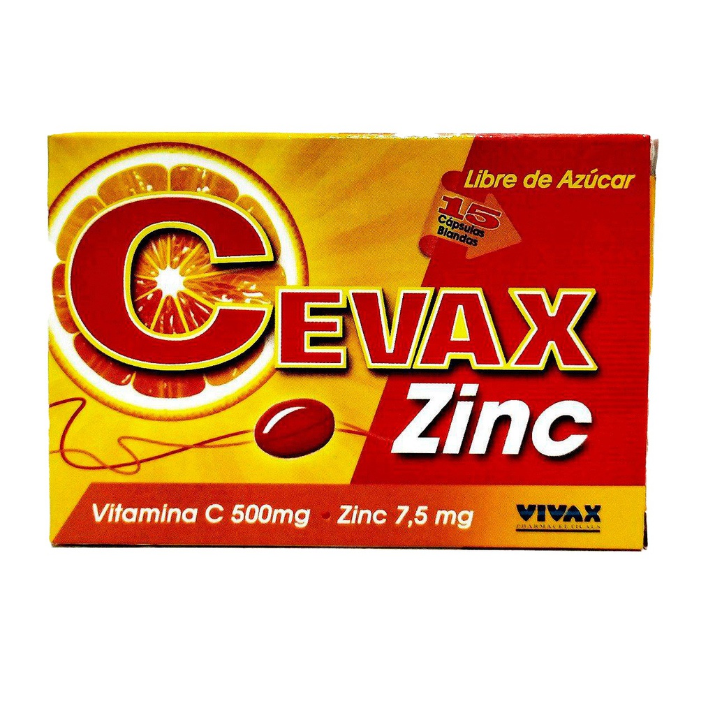 CEVAX ZINC 500MG 7,5MG X 30TAB VIVAX