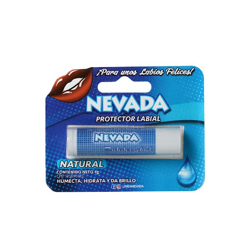 POTECTOR LABIAL NATURAL 4G X 1UNID NEVADA