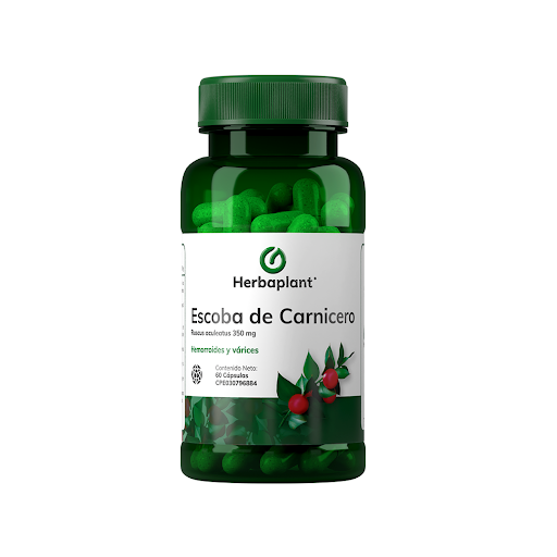ESCOBA CARNICERO 350MG X 60CAPS HERBAPLANT
