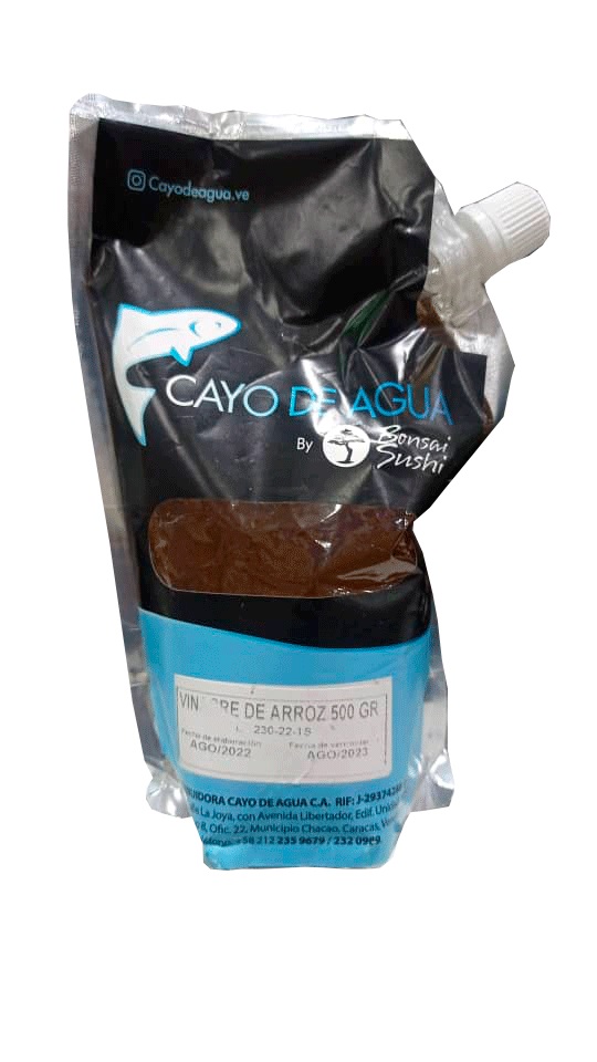 VINAGRE DE ARROZ CAYO DE AGUA 500ML