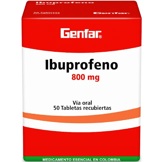 IBUPROFENO 800MG X 10TAB BLISTER GENFAR