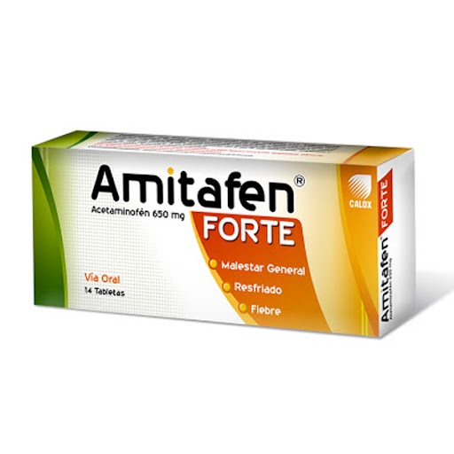 AMITAFEN 650MG X 14 TABLETAS CALOX