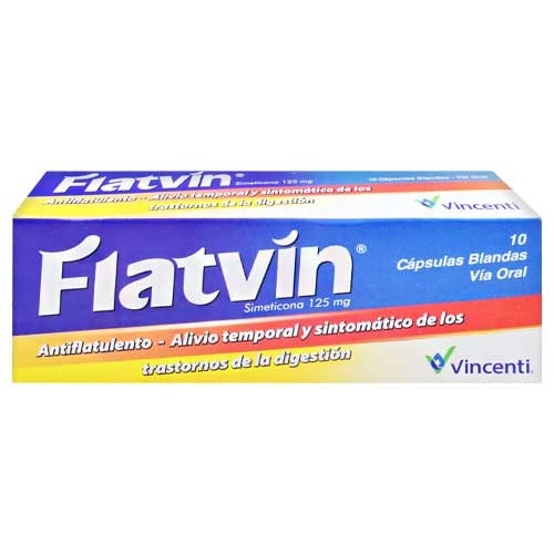 FLATVIN 125MG  X 10TAB VINCENTI