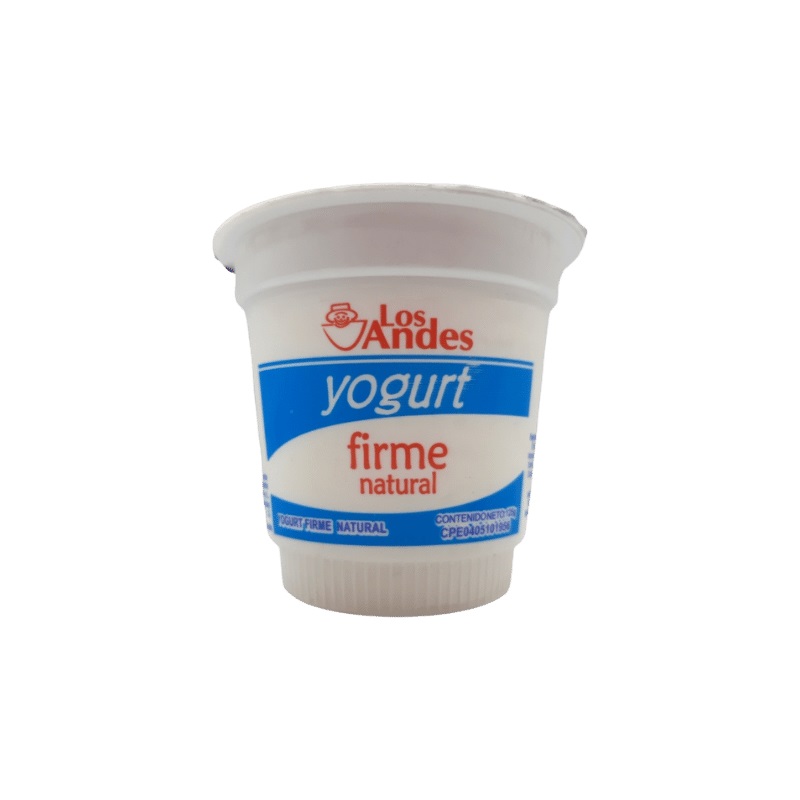 YOGURT FIRME LOS ANDES 125GR NATURAL
