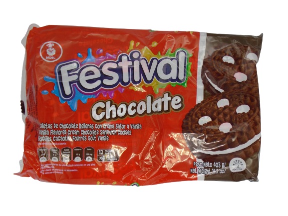 GALLETA FESTIVAL NOEL 403GR CHOCOLATE
