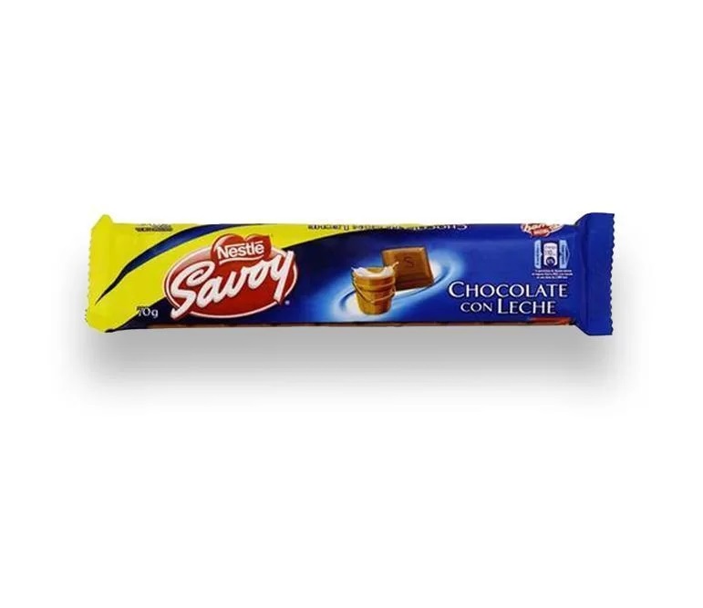 CHOCOLATE SAVOY 70GR LECHE***