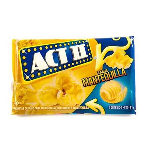 COTUFA ACT II 78GR MANTEQUILLA