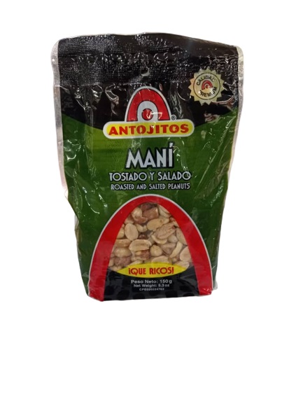 MANI ANTOJITOS 150GR TOSTADO Y SALADO