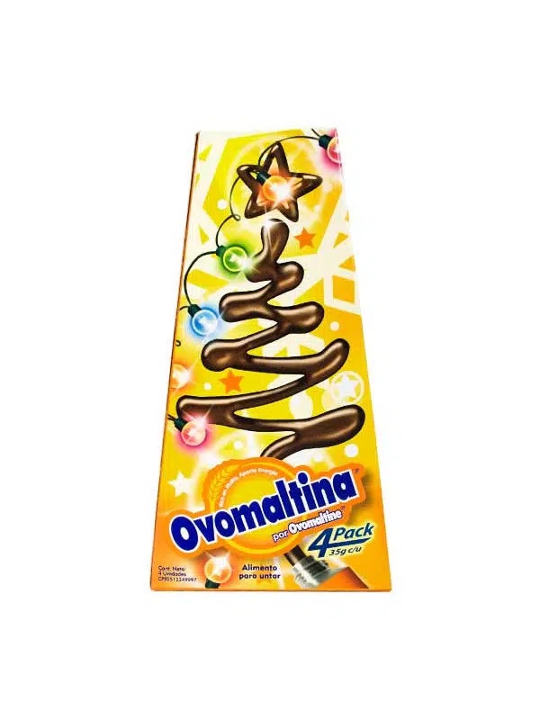CHOCOLATE OVOMALTINA X 4UND 35GR ARBOLITO