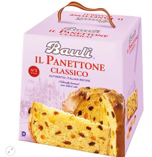 PANETTONE BAULI  500GRS TRADICIONAL