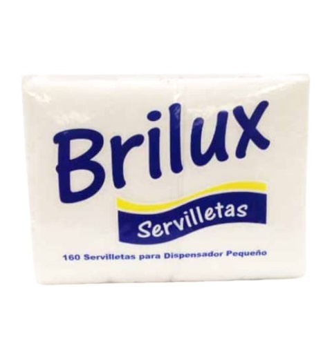 SERVILLETAS BRILUX  X160 PEQUEÑA