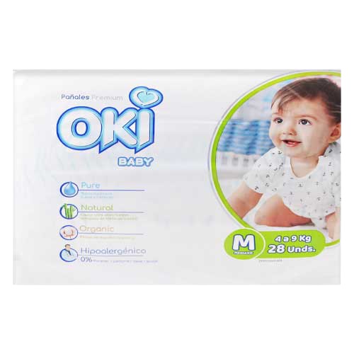 PAÑALES OKI M X 28UND