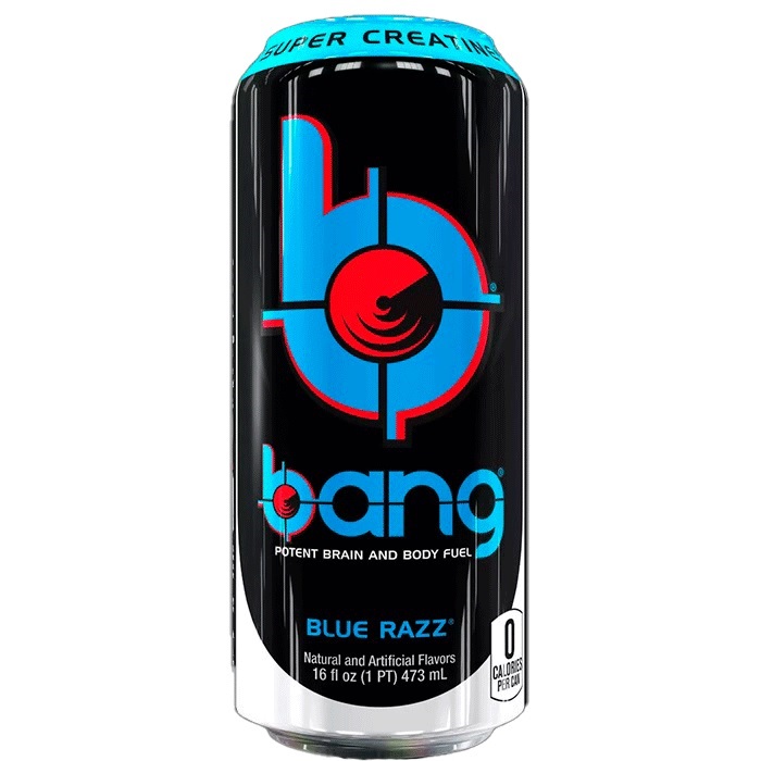 BEB ENERGETICA BANG 473ML BLUE RAZZ