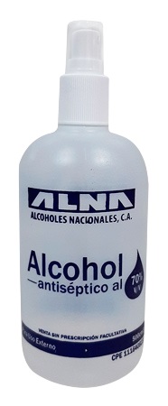 ALCOHOL ALNA 70% 500ML ATOMIZADOR