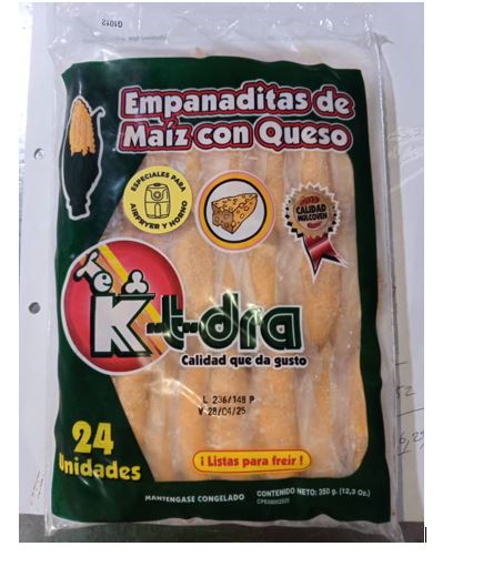 EMPANADAS K-T-DRA 24 UND MAIZ C/QUESO