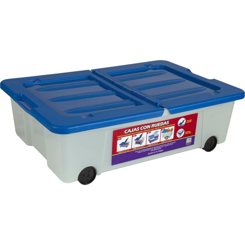 CAJA C/RUEDAS ALFAHOGAR 25 LTS.