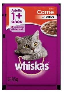 COMIDA HUMEDA WHISKAS 85GR CARNE ADULTO