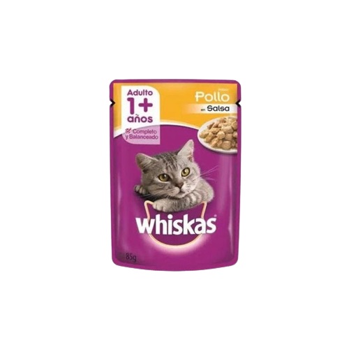 COMIDA HUMEDA WHISKAS 85GR POLLO